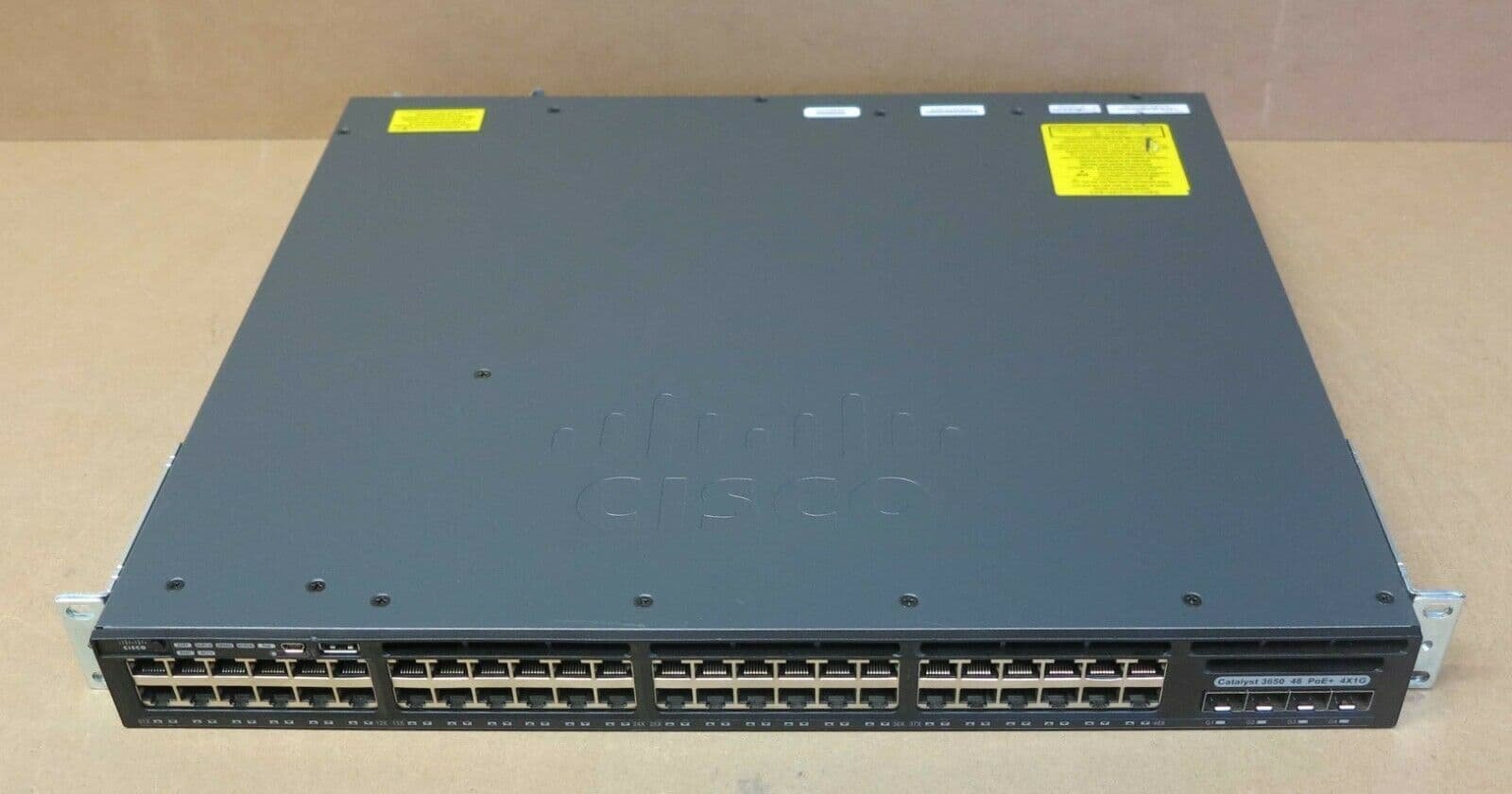 Cisco ws c3650 48ps s 48 port 1gbe poe ip base l3 managed ethernet 1u switch 2 81598 p